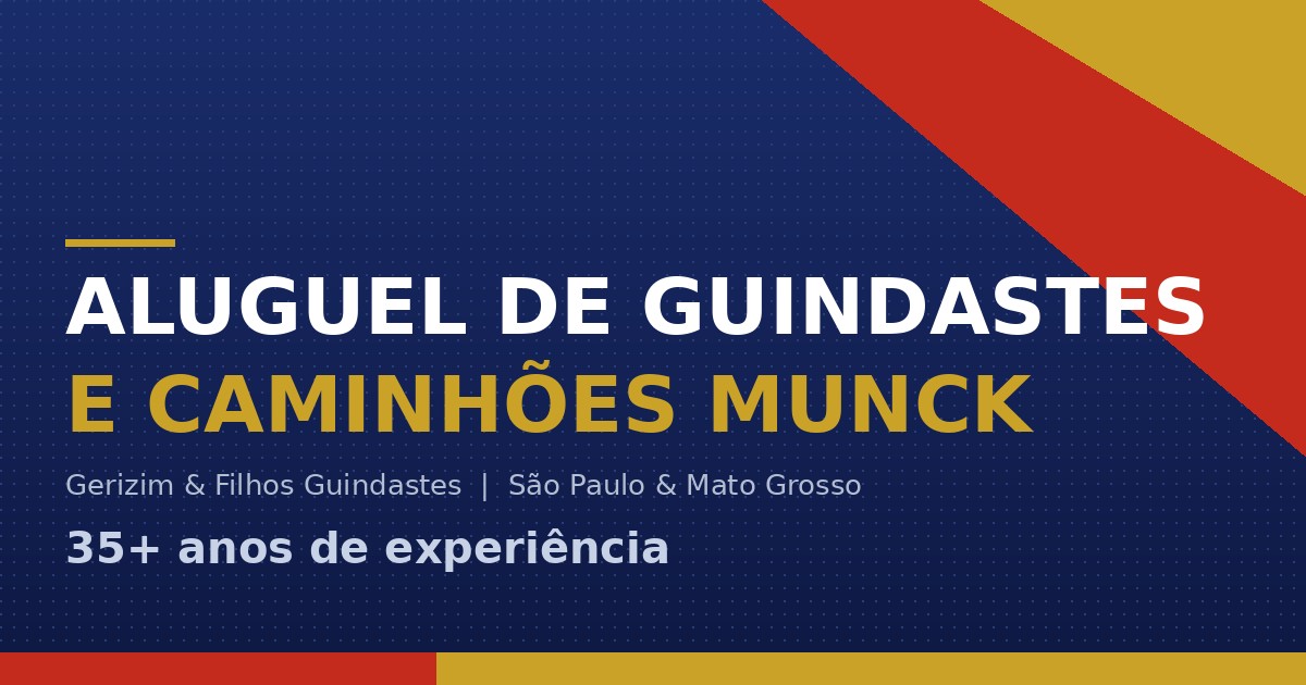 Gerizim & Filhos Guindastes